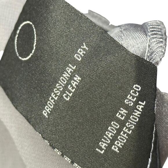 Morgan & Co Y2K Formal Pleated Strapless Prom Dress Party Gray Whimsigoth 1/ 2 - Picture 15 of 16